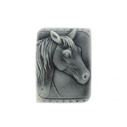 Магнит &quot;Голова лошади&quot; из мрамолита — 