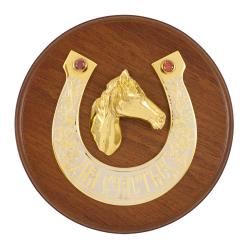 Панно на тарелке &quot;Подкова на счастье&quot; 16 см — 