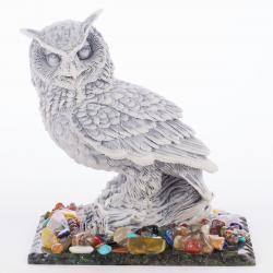 Сувенир &quot;Филин №1&quot; из мрамолита — 