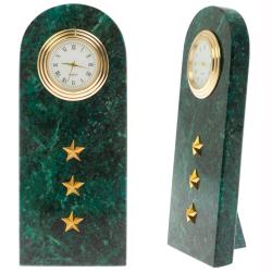 Часы погон &quot;Старший прапорщик МВД&quot; из змеевика — 