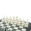 Шахматы "Северные народы" доска 40х40 см шабровский змеевик мрамор фото 4 — 