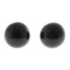 Шары массажные 3,5 см из черного обсидиана фото 1 — 