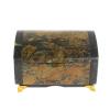 Шкатулка "Сундук" из лиственита и змеевика фото 2 — 