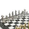 Шахматы "Дон Кихот" доска 36х36 см камень мрамор фото 4 — 