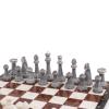 Шахматы "Стаунтон" из мрамолита 40х40 см лемезит / мрамор фото 3 — 