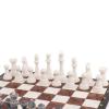 Шахматы "Стаунтон" из мрамолита 40х40 см лемезит / мрамор фото 4 — 