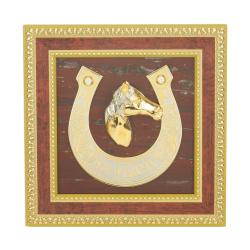 Панно &quot;Подкова на удачу&quot; яшма — 