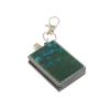 Брелок огниво "Вечная спичка" с накладкой из камня малахит с хризоколлой 2,8х1,3х5 см фото 2 — 