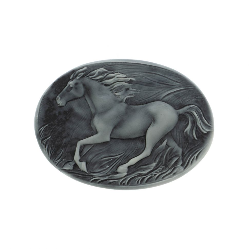 Магнит "Лошадь бегущая" из мрамолита фото 1 — 