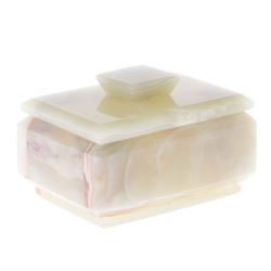 Шкатулка прямоугольная камень оникс 10,3х7,5х6,7 см (3х4) — 