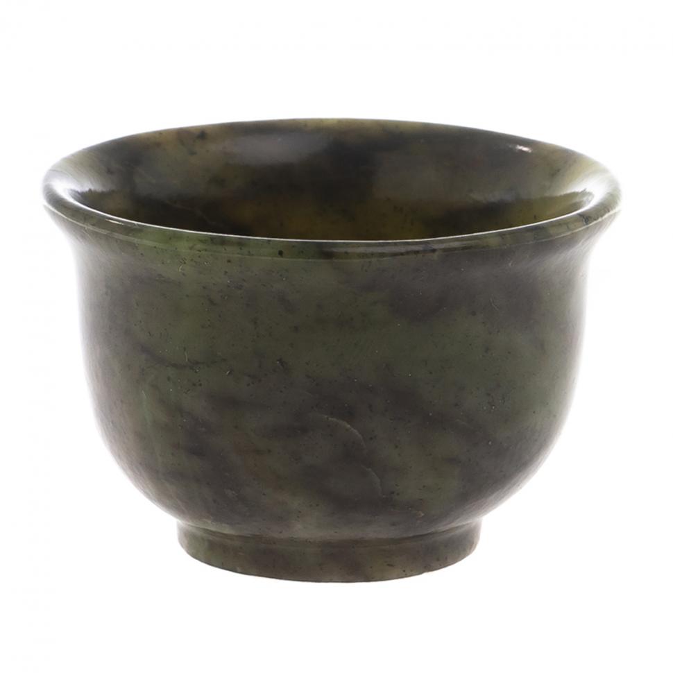 Пиала соусник из нефрита 6х4 см фото 1 — 