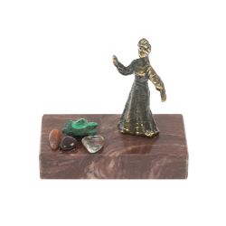 Сувенир статуэтка &quot;Хозяйка медной горы&quot; бронза камень лемезит — 