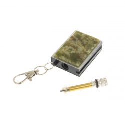 Брелок огниво &quot;Вечная спичка&quot; с накладкой из камня офит благородный 2,8х1,3х5 см — 