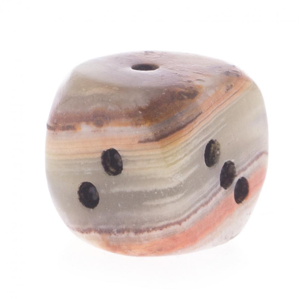 Кубик игральный камень оникс 1,9 см (0,75) фото 1 — 