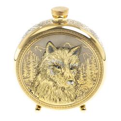 Фляжка с гравюрой &quot;Волк&quot; Златоуст — 