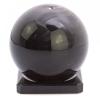 Шар из серого обсидиана 11 см на подставке фото 1 — 