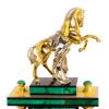 Настольный набор из малахита "Конь на дыбах" Златоуст фото 2 — 