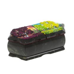 Шкатулка с двумя отделениями &quot;Рассвет / Лето&quot; 20х10х7,5 см — 