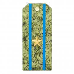 Сувенирный магнит &quot;Погон Майор ВВС, ВКС, ВДВ&quot; камень змеевик — 