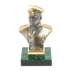 Статуэтка &quot;Сталин&quot; из бронзы и малахита — 