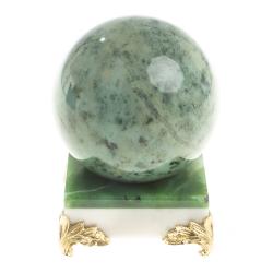 Шар из нефрита 7 см на подставке — 