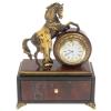 Часы со шкатулкой "Конь на дыбах" бронза яшма уральская фото 1 — 