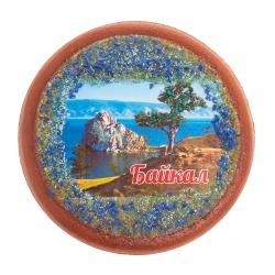 Магнит сувенирный с рисунком &quot;Байкал&quot; 10,5 см — 
