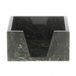 Лоток для бумаг &quot;Кубарик&quot; из шабровского змеевика 11х11х5 см — 