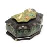 Шкатулка из камня "Домик" малая змеевик 14х9х7,5 см фото 3 — 