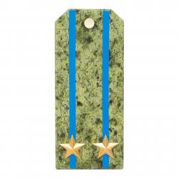 Сувенирный магнит &quot;Погон Подполковник ВВС, ВКС, ВДВ&quot; камень змеевик — 