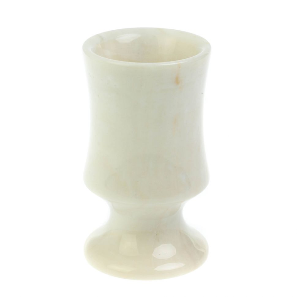 Карандашница из газганского мрамора 6х6х10,5 см фото 1 — 