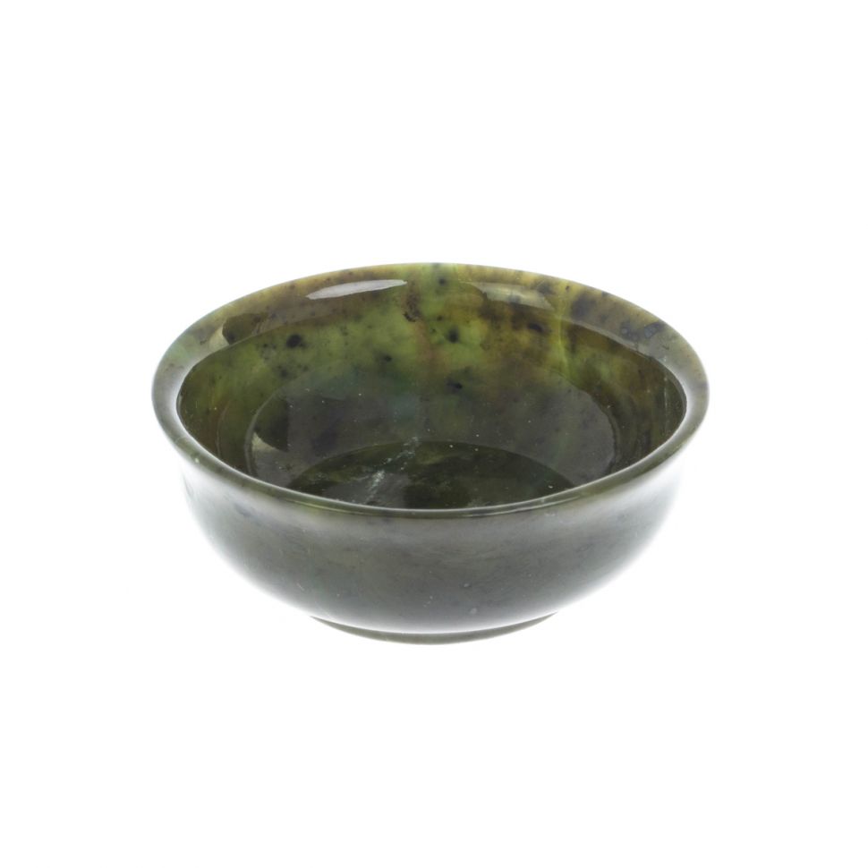 Пиала соусник из нефрита 7х7х2,5 см фото 1 — 