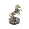 Статуэтка "Конь на дыбах" на подставке из родонита 5х4,5х7,5 см фото 1 — 