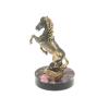 Статуэтка "Конь на дыбах" на подставке из родонита 5х4,5х7,5 см фото 3 — 