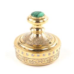 Оснастка для печати &quot;Герб России&quot; камень малахит Златоуст — 