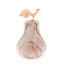Сувенир из камня оникс &quot;Груша&quot; 3,8х6,3 см (1,5х2) — 