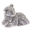 Фигурка "Тигренок лежит" из мраморной крошки фото 1 — 