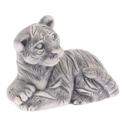 Фигурка &quot;Тигренок лежит&quot; из мраморной крошки — 