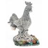 Сувенир "Петух в подсолнухах" из мрамолита фото 2 — 
