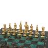 Шахматы из бронзы "Камелот" 40х40 см из шабровского змеевика фото 4 — 
