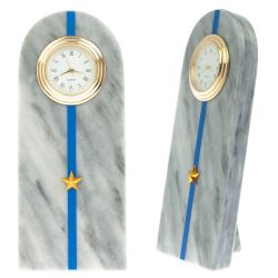 Часы-погон &quot;Младший лейтенант МЮ&quot; камень мрамор — 