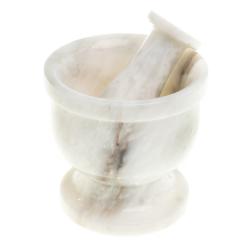 Ступка с пестиком из мрамора 9,5х9,5 см (4) — 