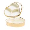 Таблетница "Сердце" на 3 отделения змеевик цвет золото фото 3 — 
