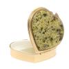 Таблетница "Сердце" на 3 отделения змеевик цвет золото фото 2 — 