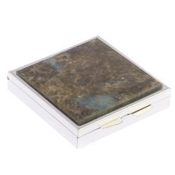 Таблетница на 4 отделения камень лабрадор цвет серебро — 