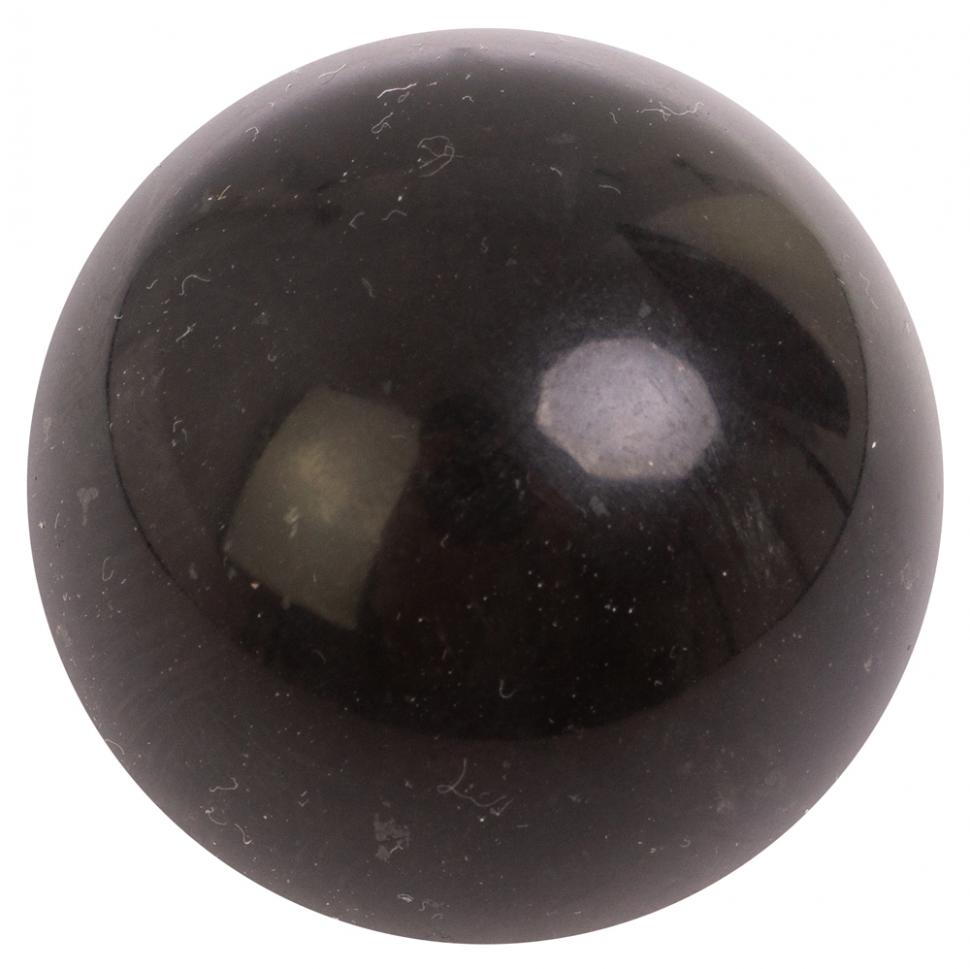 Шар из черного змеевика 4 см фото 1 — 