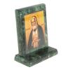 Икона настольная Серафим Саровский малая змеевик 7,5х3,5х8 см фото 2 — 