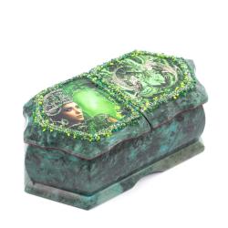 Шкатулка для украшений &quot;Хозяйка медной горы / Две ящерицы&quot; 20х10х7,5 см — 