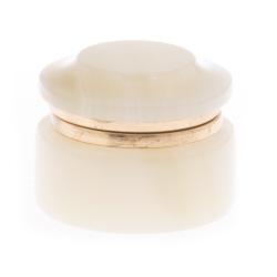 Оригинальная шкатулка из оникса &quot;Грибок&quot; 6,4х4,7 см (2,5) — 