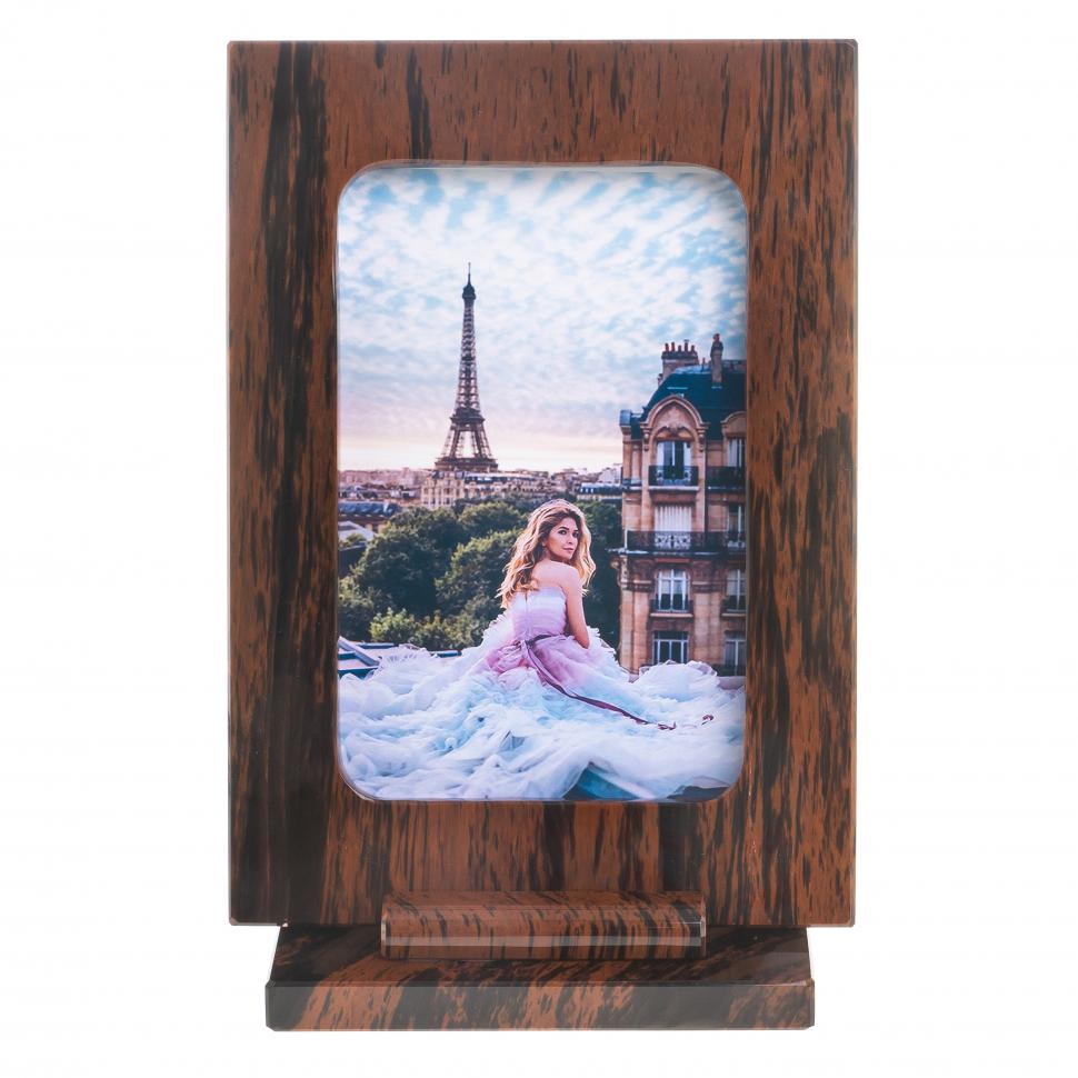 Рамка для фото 10х15 см коричневый обсидиан фото 1 — 